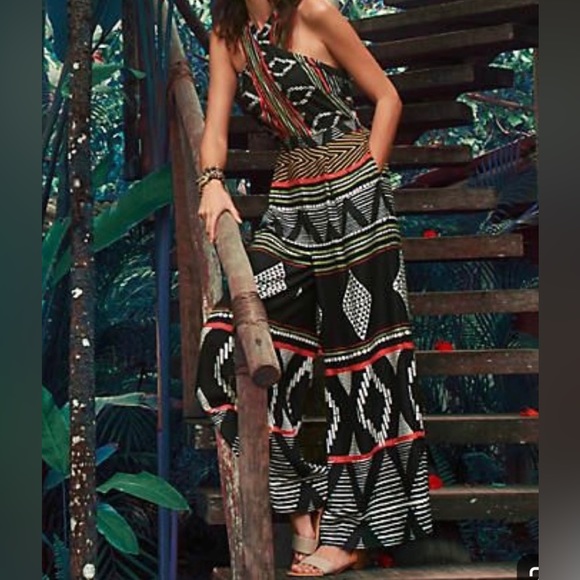Elevenses Amapa Tribal Jumpsuit from Anthropologie - Picture 3 of 9